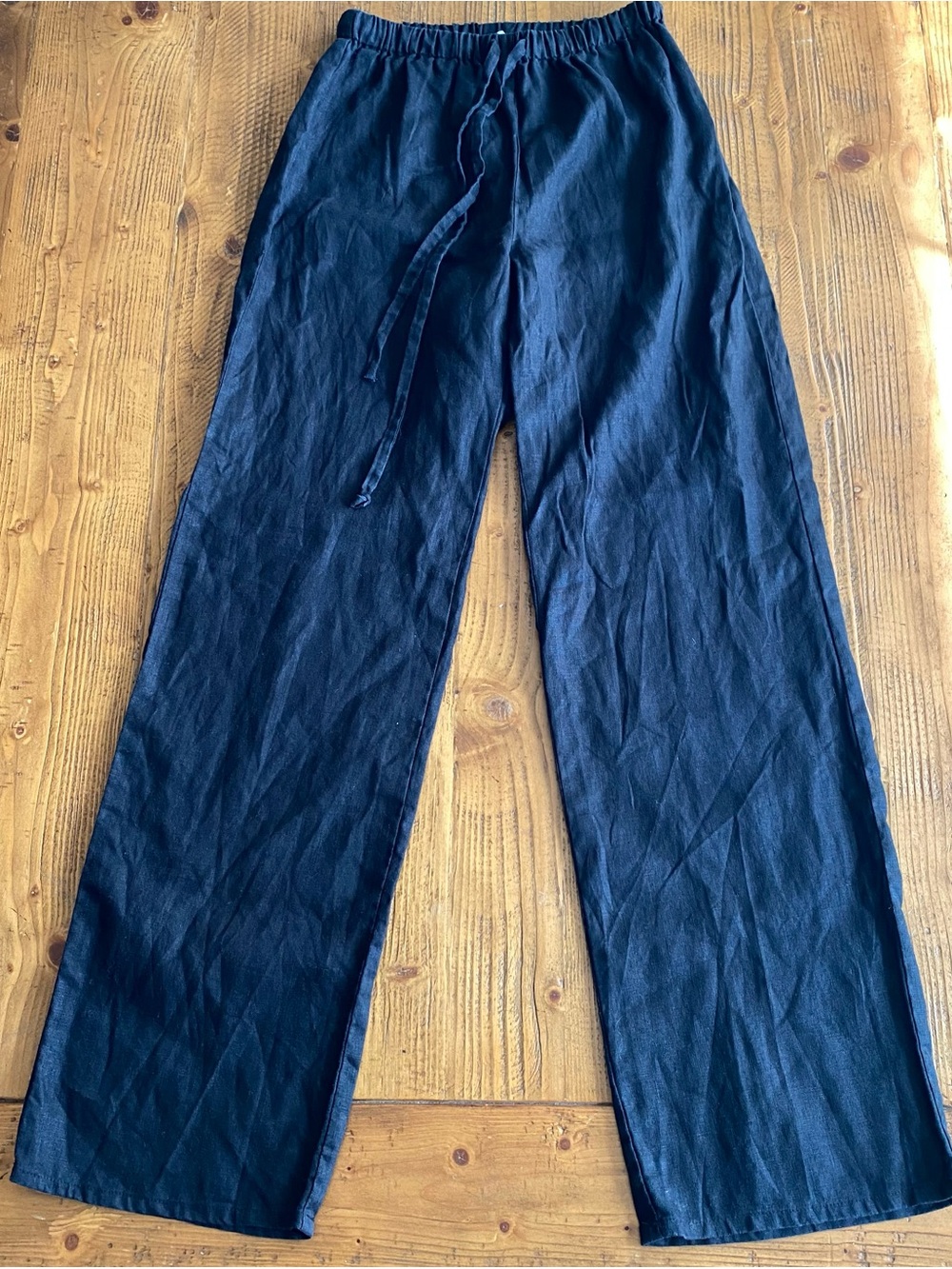 NWOT Reformation Olina Linen Black Pants
